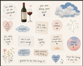 Sonqo Affirmation Sticker Sheet — Cream Edition