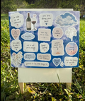 Sonqo Affirmation Sticker Sheet — Sky Edition