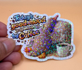 Today's Good Mood is Sponsored by Coffee — Teddy Duck Sticker