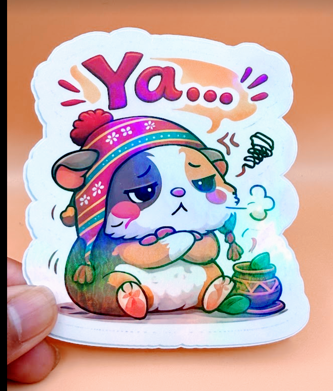 Ya... Cuy — Laminated Sticker